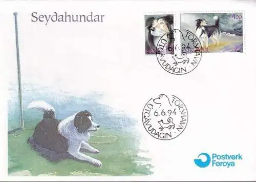 FÄRÖER 1994 Mi-Nr. 262/63 FDC