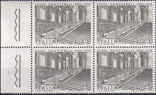 ITALIEN 1973 Mi-Nr. 1390 Viererblock ** MNH