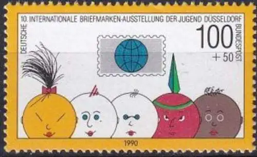 DEUTSCHLAND 1990 Mi-Nr. 1472 ** MNH