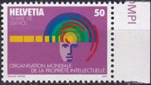 SCHWEIZ 1985 Mi-Nr. OMPI 5 ** MNH