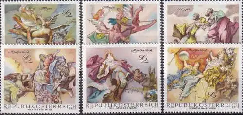 ÖSTERREICH 1968 Mi-Nr. 1278/83 ** MNH