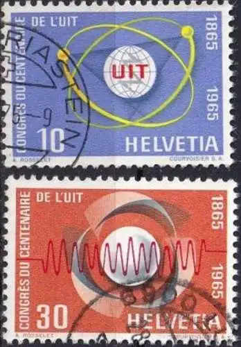 SCHWEIZ 1965 Mi-Nr. 823/24 o used