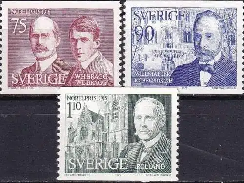 SCHWEDEN 1975 Mi-Nr. 932/34 ** MNH