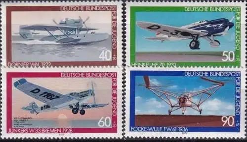 DEUTSCHLAND 1979 Mi-Nr. 1005/08 ** MNH