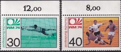 DEUTSCHLAND 1974 Mi-Nr. 811/12 ** MNH