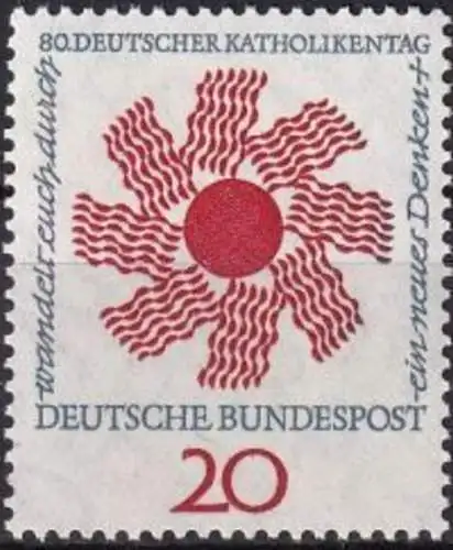 DEUTSCHLAND 1964 Mi-Nr. 444 ** MNH
