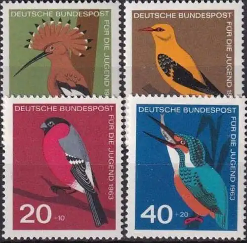 DEUTSCHLAND 1963 Mi-Nr. 401/04 ** MNH