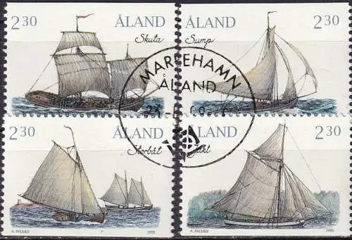 ALAND 1995 Mi-Nr. 95/98 o used - aus Abo