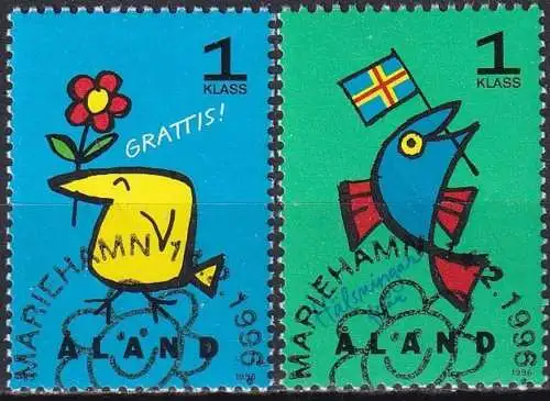 ALAND 1996 Mi-Nr. 107/08 o used - aus Abo