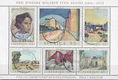 SCHWEDEN 1969 Mi-Nr. Block 1 o used - aus Abo