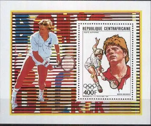 ZENTRALAFRIKA 1987 Mi-Nr. Block 434 ** MNH