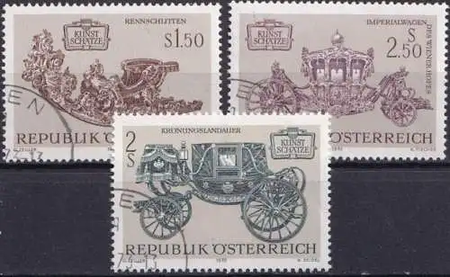 ÖSTERREICH 1972 Mi-Nr. 1406/08 o used - aus Abo