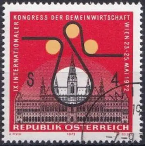 ÖSTERREICH 1972 Mi-Nr. 1388 o used - aus Abo