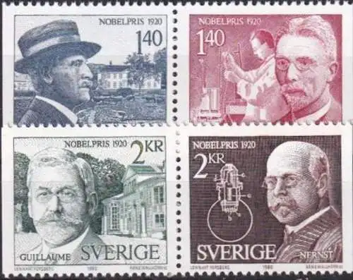 SCHWEDEN 1980 Mi-Nr. 1129/32 ** MNH