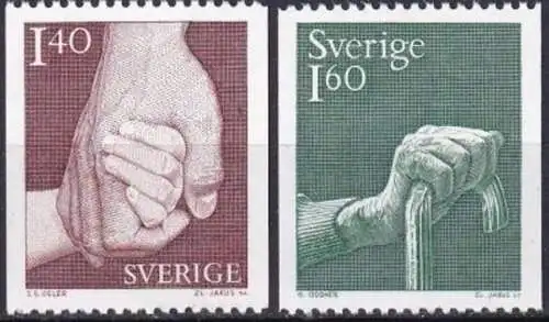 SCHWEDEN 1980 Mi-Nr. 1103/04 ** MNH