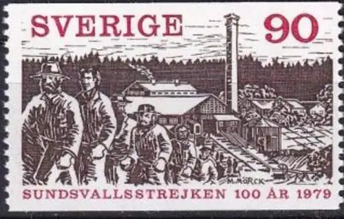 SCHWEDEN 1979 Mi-Nr. 1071 ** MNH