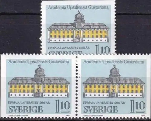 SCHWEDEN 1977 Mi-Nr. 988 ADD ** MNH