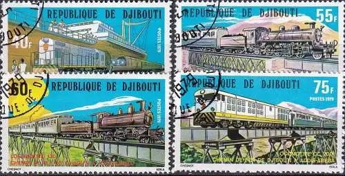 DJIBOUTI 1979 Mi-Nr. 237/40 o used - aus Abo