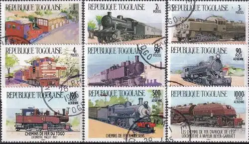 TOGO 1984 Mi-Nr. 1807/15 o used - aus Abo