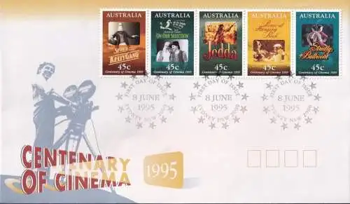 AUSTRALIEN 1995 Mi-Nr. 1478/82 FDC