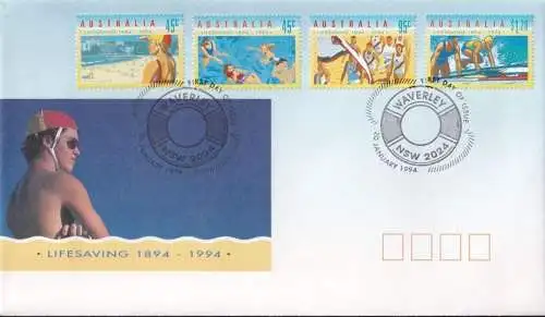 AUSTRALIEN 1994 Mi-Nr. 1385/88 FDC