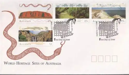 AUSTRALIEN 1993 Mi-Nr. 1335/38 FDC