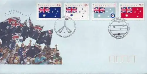 AUSTRALIEN 1990 Mi-Nr. 1233/36 FDC