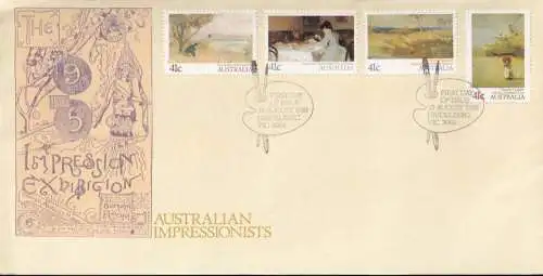 AUSTRALIEN 1989 Mi-Nr. 1161/64 FDC
