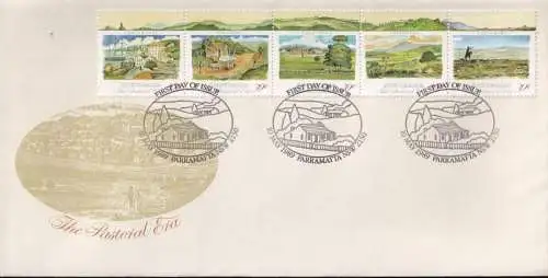 AUSTRALIEN 1989 Mi-Nr. 1152/56 FDC