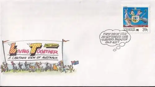 AUSTRALIEN 1988 Mi-Nr. 1127 FDC