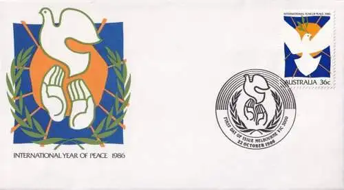 AUSTRALIEN 1986 Mi-Nr. 1004 FDC