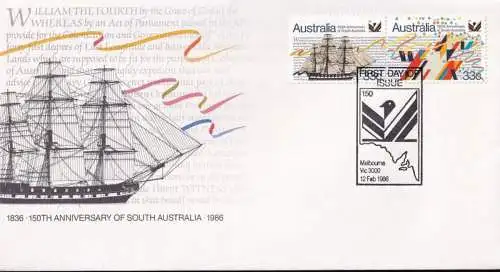 AUSTRALIEN 1986 Mi-Nr. 958/59 FDC