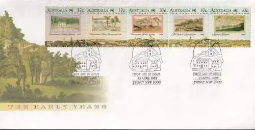 AUSTRALIEN 1988 Mi-Nr. 1106/10 FDC