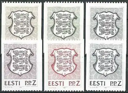 ESTLAND 1992 Mi-Nr. 186-97 + 192-94 + 197 ** MNH