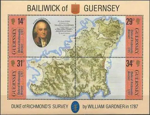 GUERNSEY 1987 Mi-Nr. Block 4 ** MNH