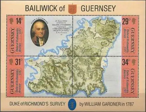 GUERNSEY 1987 Mi-Nr. Block 4 ** MNH