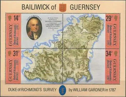 GUERNSEY 1987 Mi-Nr. Block 4 ** MNH