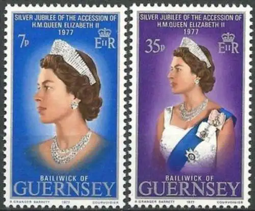 GUERNSEY 1977 Mi-Nr. 145/46 ** MNH