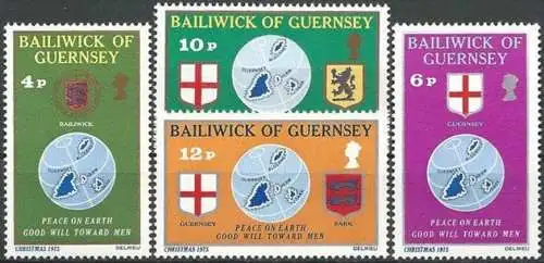 GUERNSEY 1975 Mi-Nr. 125/28 ** MNH