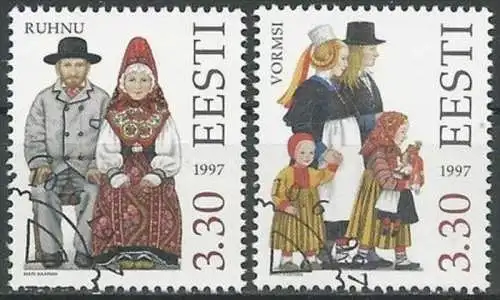 ESTLAND 1997 Mi-Nr. 306/07 o used - aus ABO