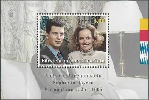 LIECHTENSTEIN 1993 Mi-Nr. Block 15 ** MNH