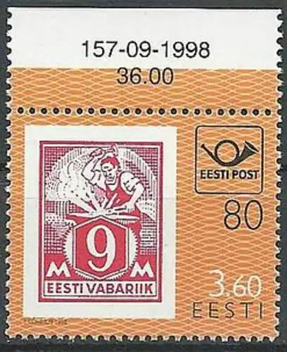 ESTLAND 1998 Mi-Nr. 334 ** MNH