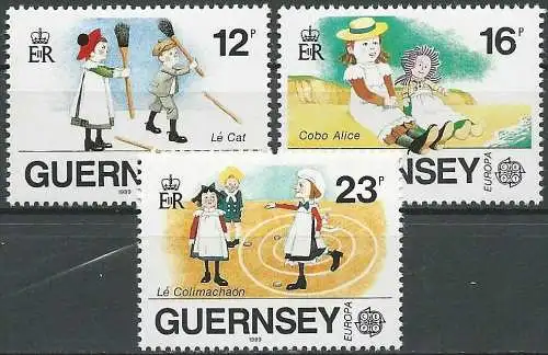 GUERNSEY 1989 Mi-Nr. 449/51 ** MNH