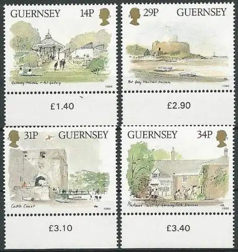 GUERNSEY 1986 Mi-Nr. 369/72 ** MNH
