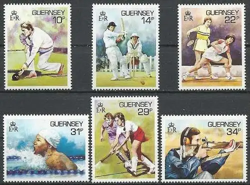 GUERNSEY 1986 Mi-Nr. 363/68 ** MNH