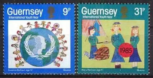 GUERNSEY 1985 Mi-Nr. 320/21 ** MNH