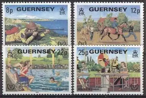 GUERNSEY 1981 Mi-Nr. 237/40 ** MNH