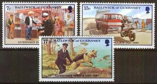 GUERNSEY 1980 Mi-Nr. 206/08 ** MNH