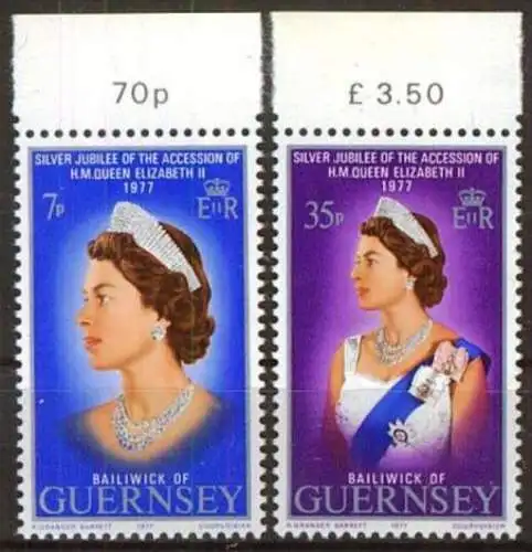 GUERNSEY 1977 Mi-Nr. 145/46 ** MNH