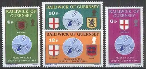 GUERNSEY 1975 Mi-Nr. 125/28 ** MNH